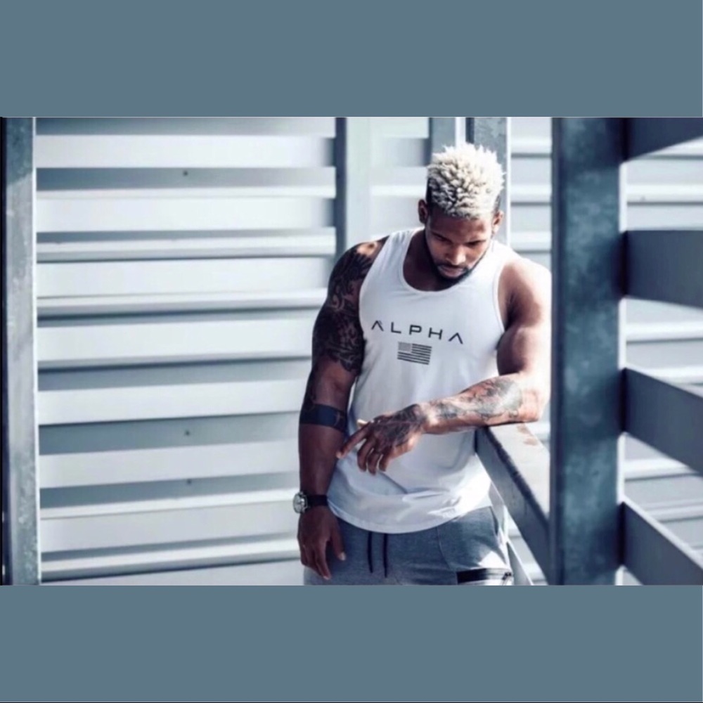 🎉Host Pick🎉Alpha Men Gym Fitness Muscle Tank Top - Picture 3 of 6